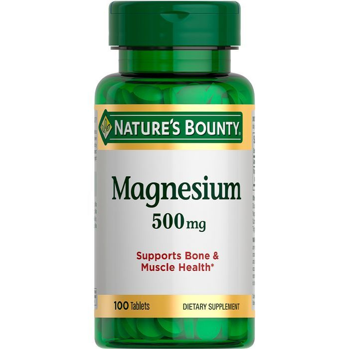 Nature's Bounty Магний 500мг таблетки №100 купить на OZON по низкой ...