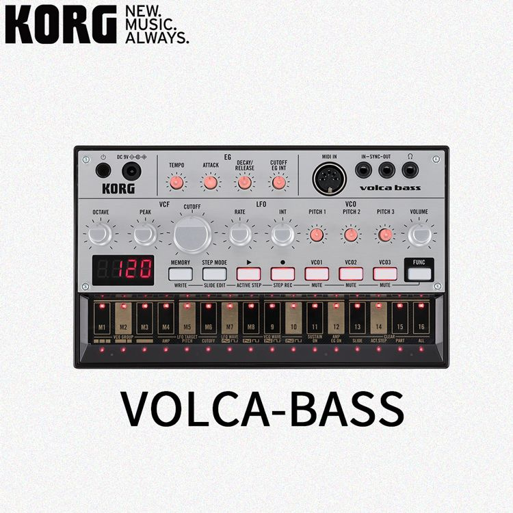 KORG VOLCA BASS Синтезатор ритма #1