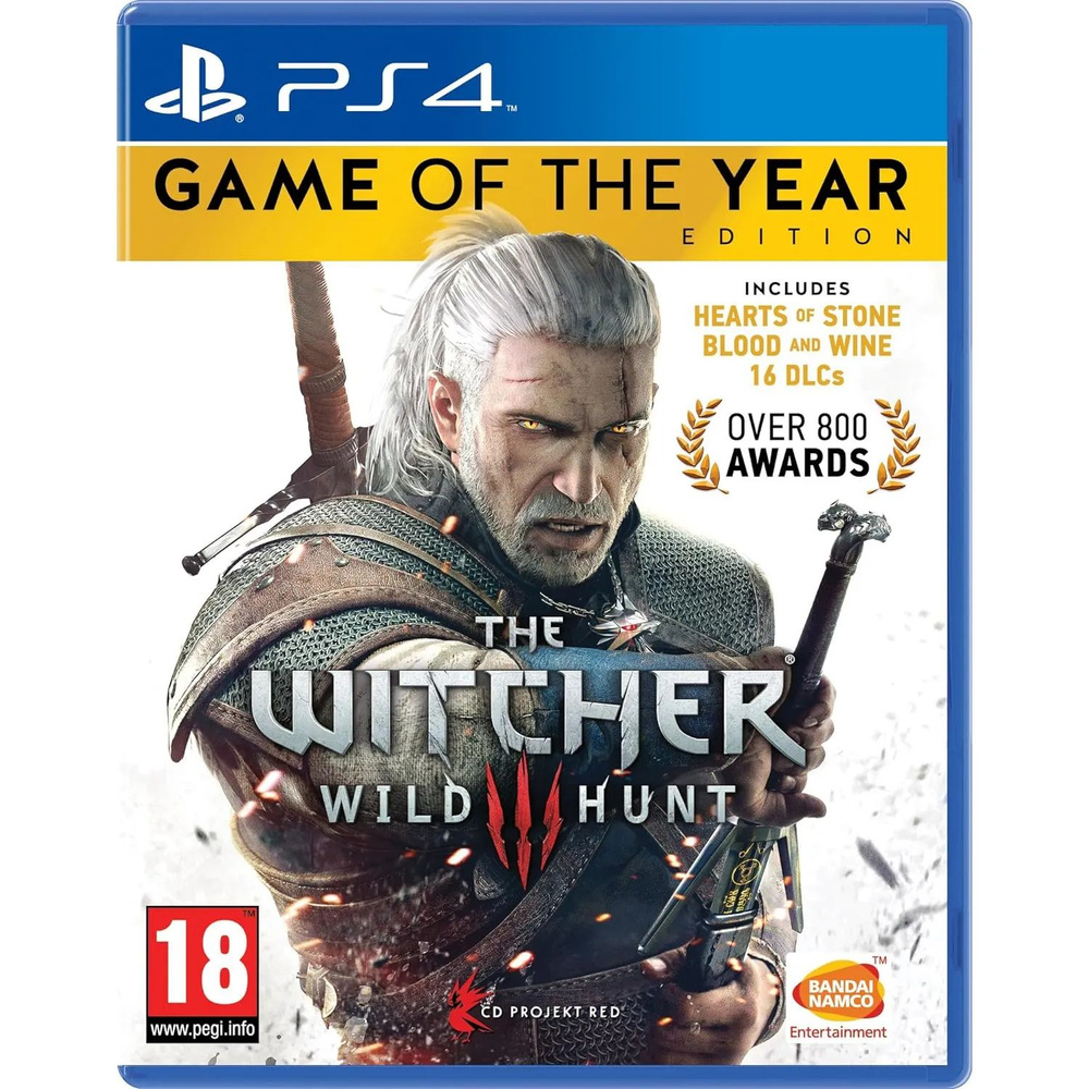 Игра The Witcher 3: Wild Hunt Game Of The Year Edition (Ведьмак 3) PS4 (PlayStation 4, Русская версия) #1