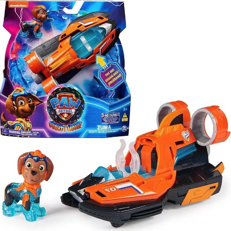 Игрушка Paw Patrol Зума на спасательном Катере со звуком и светом ...