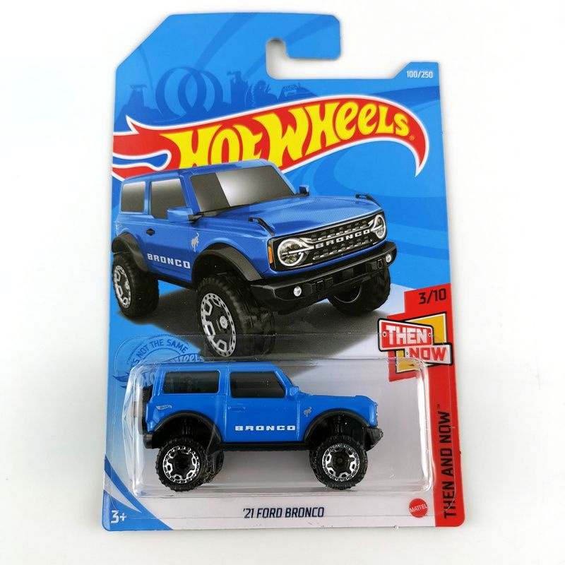 Машинка Mattel Hot Wheels 2021 C4982 21 Ford Bronco Blue #1