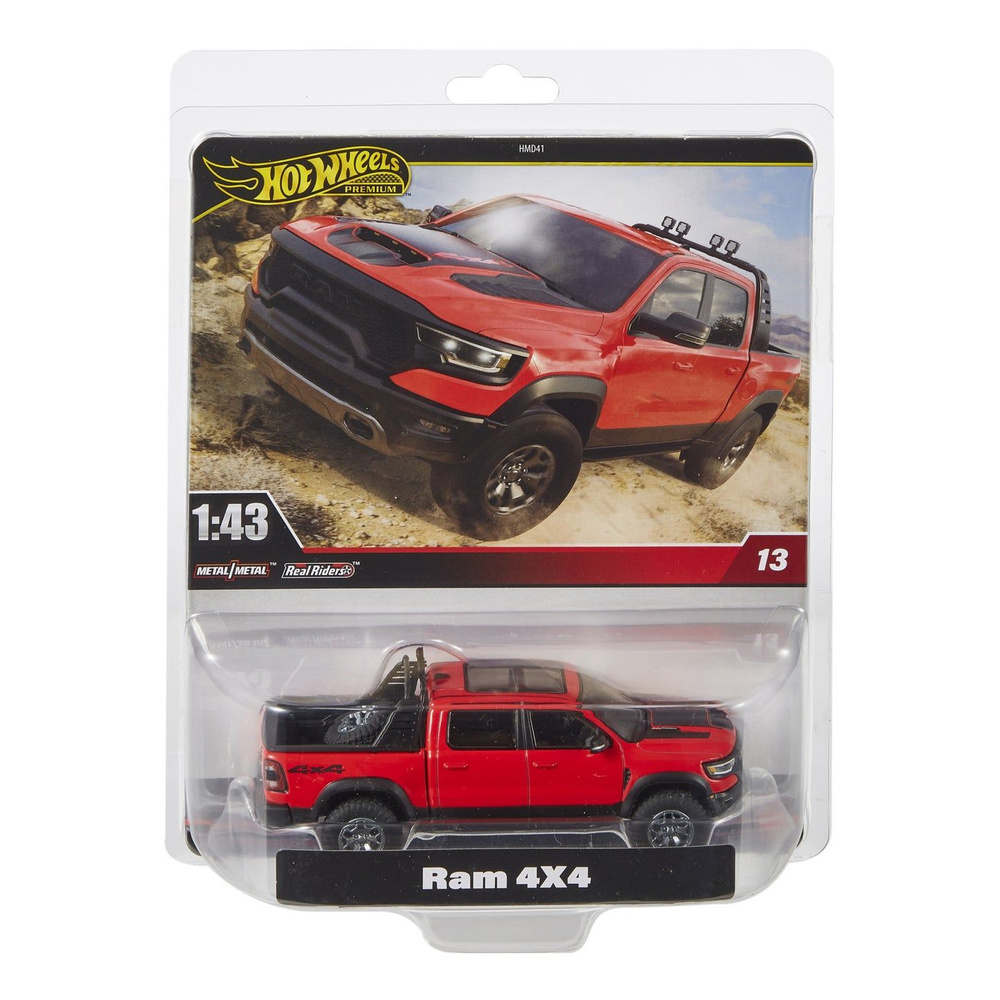 Машинка коллекционная Hot Wheels премиальная 1:43 Ram 4 4 купить