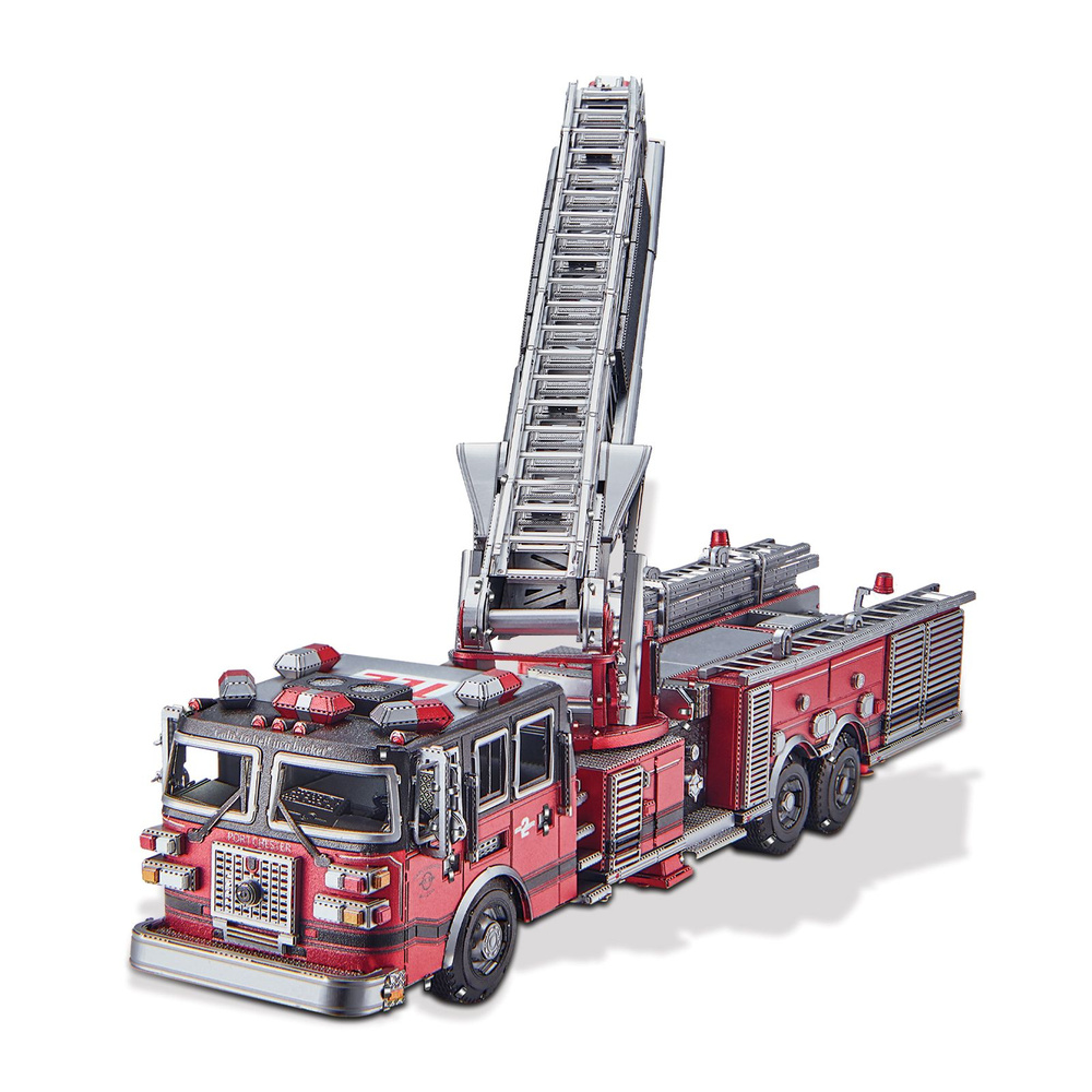 Piececool Металлические 3D модели для взрослых LADDER TRUCK Наборы моделей-пазлов для подарков на праздники #1