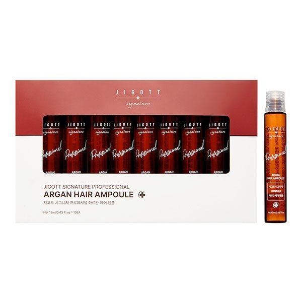 Сыворотка для волос с аргановым маслом Jigott Signature Professional Argan Hair Ampoule 10*13мл  #1