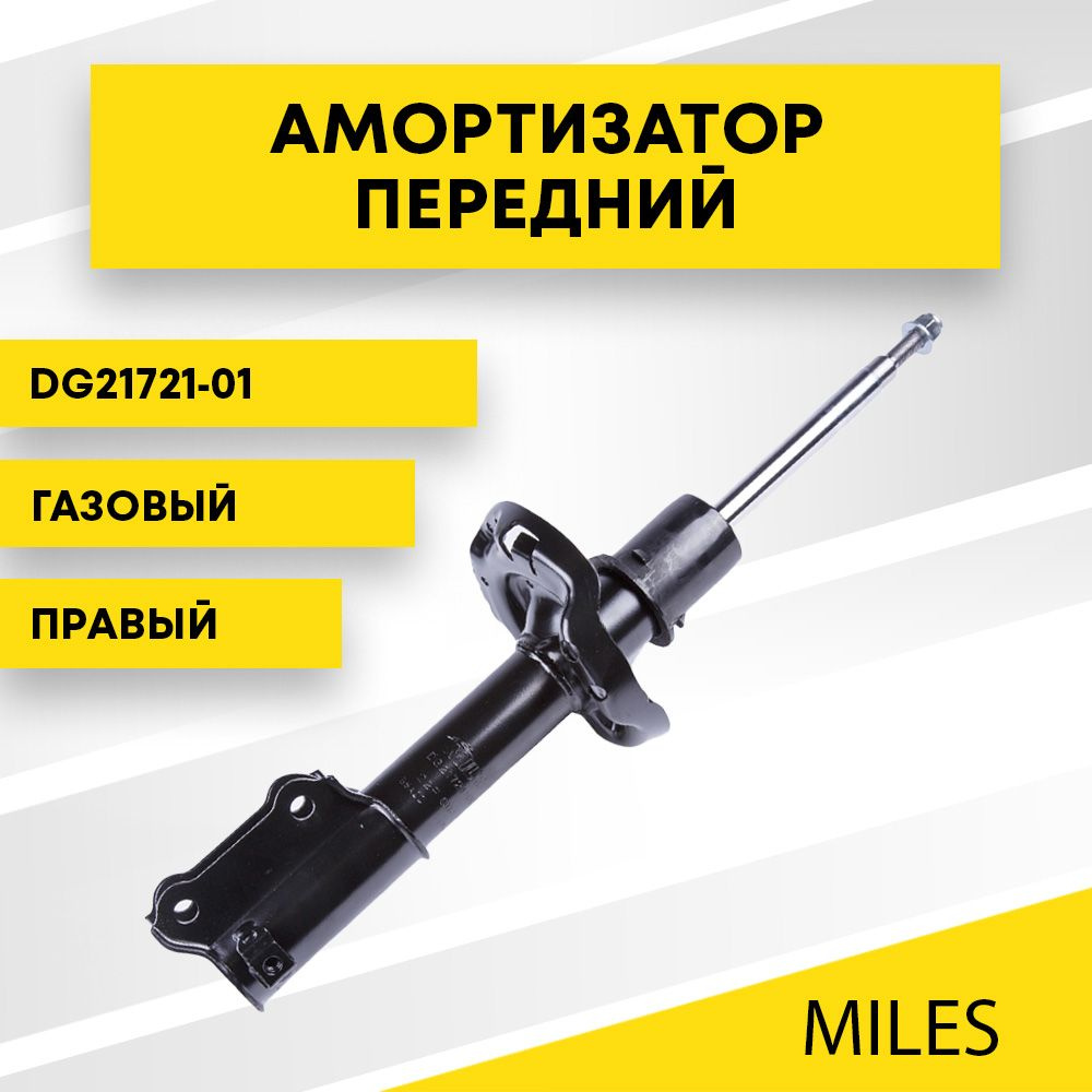 Амортизатор газовый передний правый Miles DG2172101 #1