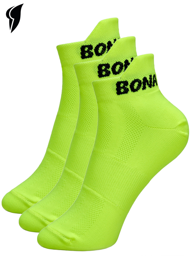 Носки Bona Fide женские женские спортивные короткие для фитнеса, Набор 3 пары, 3 пары #1