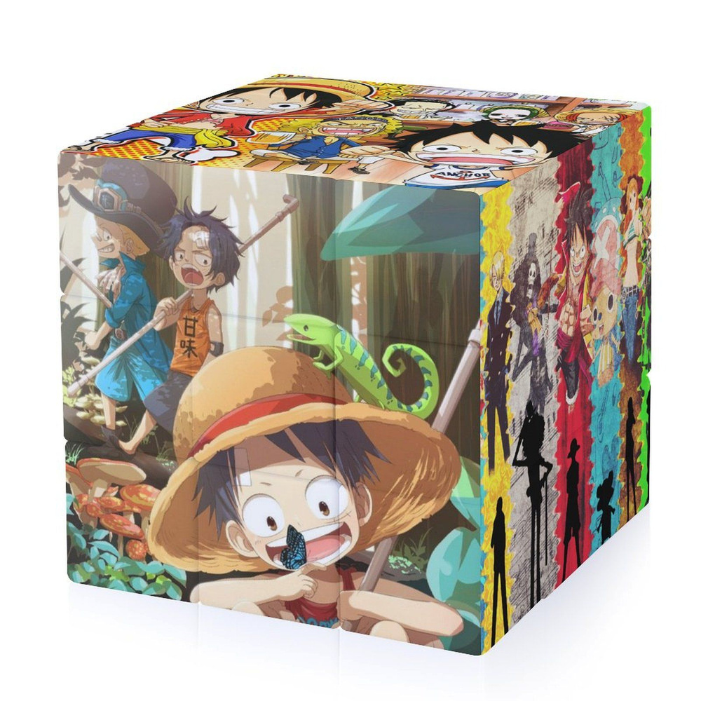 One Piece Кубик Рубика с картинами SPEEDCUBES 3x3 Головоломка детская БиЗи Тойс  #1