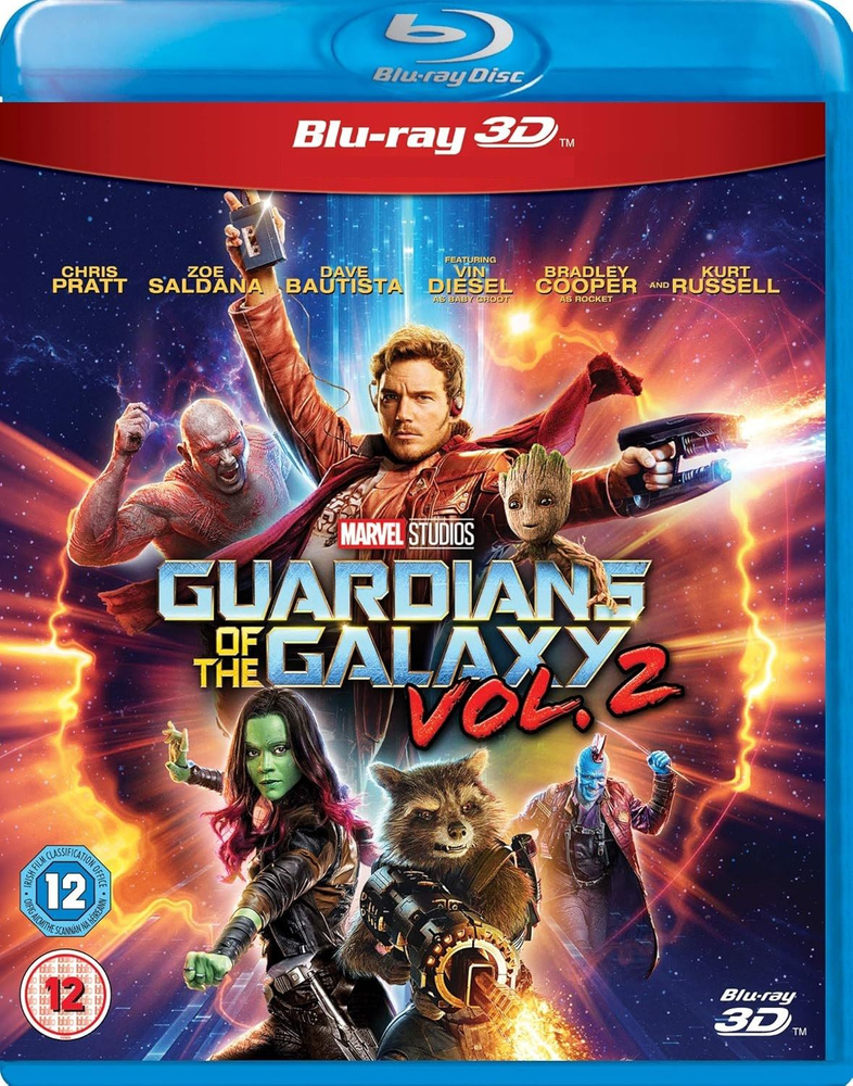 3D Стражи Галактики. Часть 2 (2017) Киновселенная MARVEL Blu-ray (блю-рей) #1