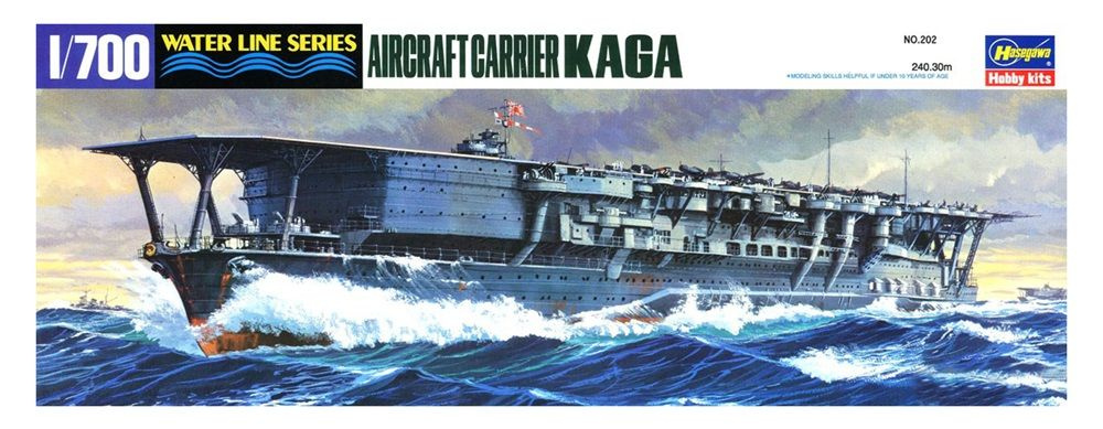 Сборная модель Авианосец ВМС Японии AIRCRAFT CARRIER KAGA, 49202, Hasegawa 1/700  #1