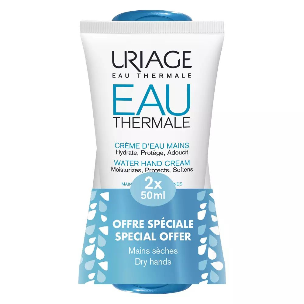 URIAGE, Eau Thermale Увлажняющий крем для рук для мужчин и женщин, 50 мл х 2 шт.  #1