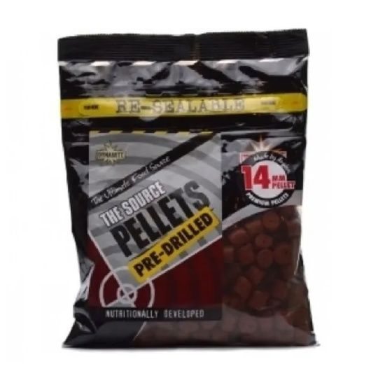 Прикормка Dynamite Baits Source Pre-Drilled Pellets 350g 14mm #1