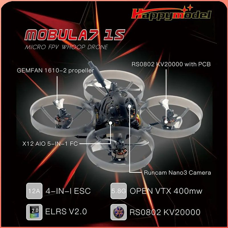 Happymodel Mobula7 ELRS 75mm 1SИгрушечные модели #1