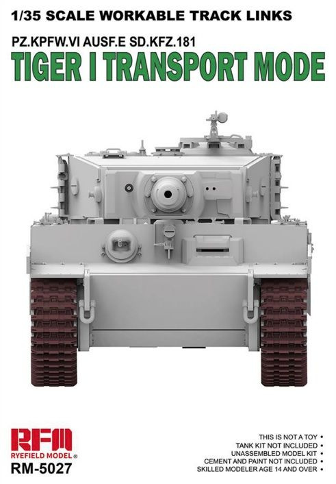 RFM 5027 1/35 Рабочие траки для Tiger I Transport Mode #1