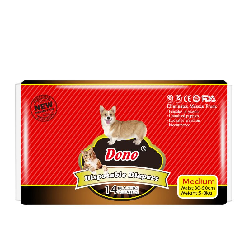 Одноразовые впитывающие пояса для сука DONO FEMALE PET DIAPER размер M 14 штук  #1