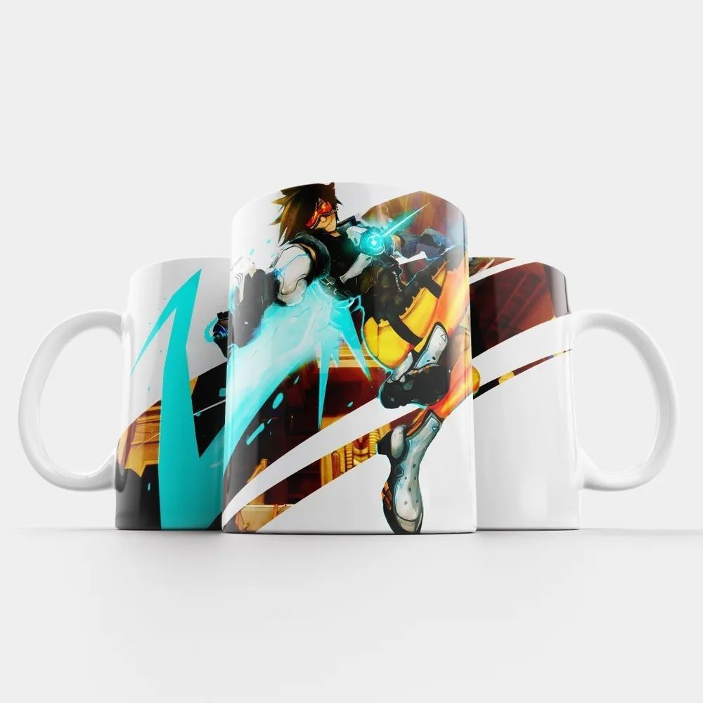 Кружка с принтом CoolMugs - "Overwatch (Овервотч: №500)" 330 мл, 1 шт #1