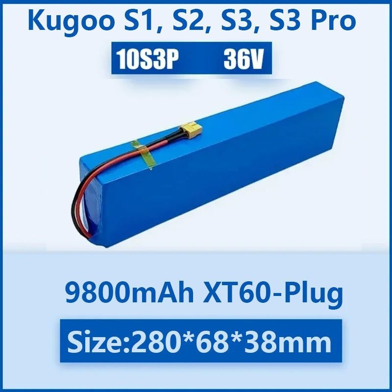 Аккумулятор для электросамоката Kugoo S1, S2, S3, S3 Pro (36V 9800mah) #1