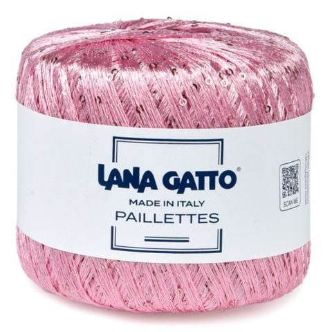 Пряжа Lana Gatto Paillettes (Лана Гатто с пайетками), цвет 30786, 195 м/25 г  #1