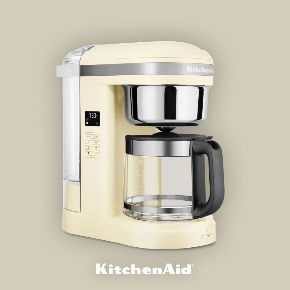 Капельная кофеварка KitchenAid, 5KCM1209EAC, бежевая #1