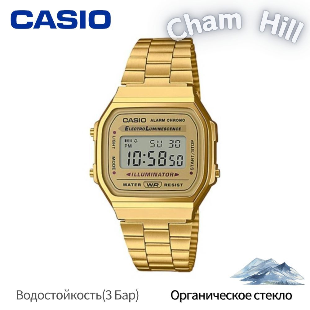 Casio Часы наручные Кварцевые A168 #1