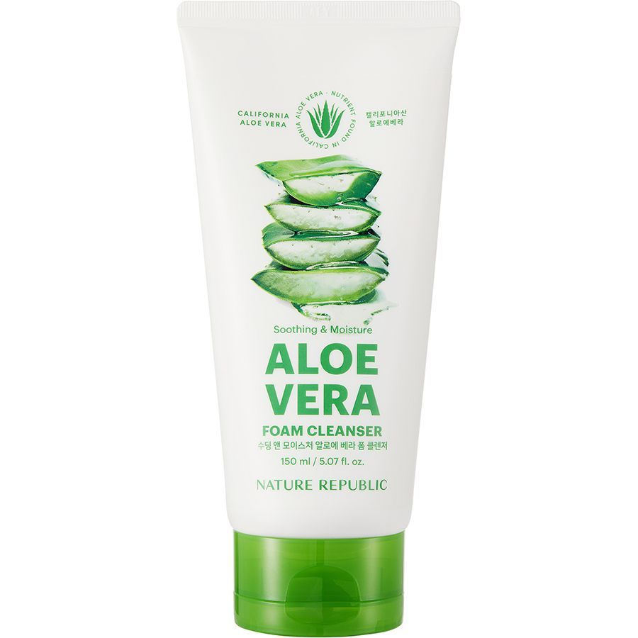 Nature Republic Увлажняющий крем-гель для умывания c экстрактом алоэ Soothing & Moisture Aloe Vera Cleansing #1