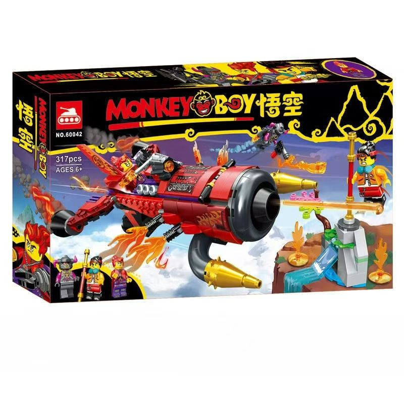 лего Monkie Kid серия, LEGO 80019 Бешеный турболёт Ред Сана, lego конструктор для мальчика, лего для #1