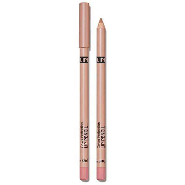 THE SAEM Карандаш для губ Cover Perfection Lip Pencil 03 Peach 1 шт #1