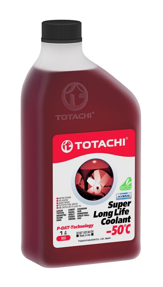 Жидкость охлаждающая Totachi Super Long Life Coolant Red -50 1л (41901) #1