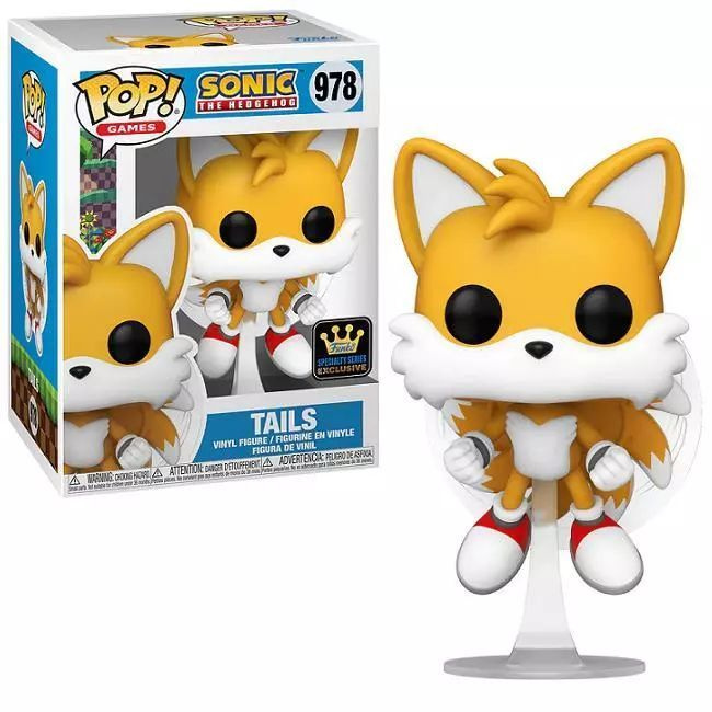 Фигурка Funko Pop! Sonic: Tails Flying (Speciality Series (Фанко Поп Тейлз из игры Еж Соник))  #1