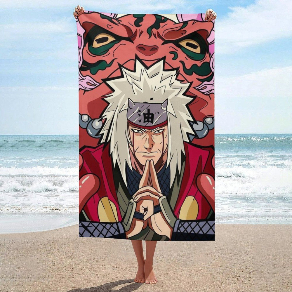 Naruto Полотенце для ванной, Полиэфирное волокно, 80x130 см, разноцветный, 1 шт.  #1