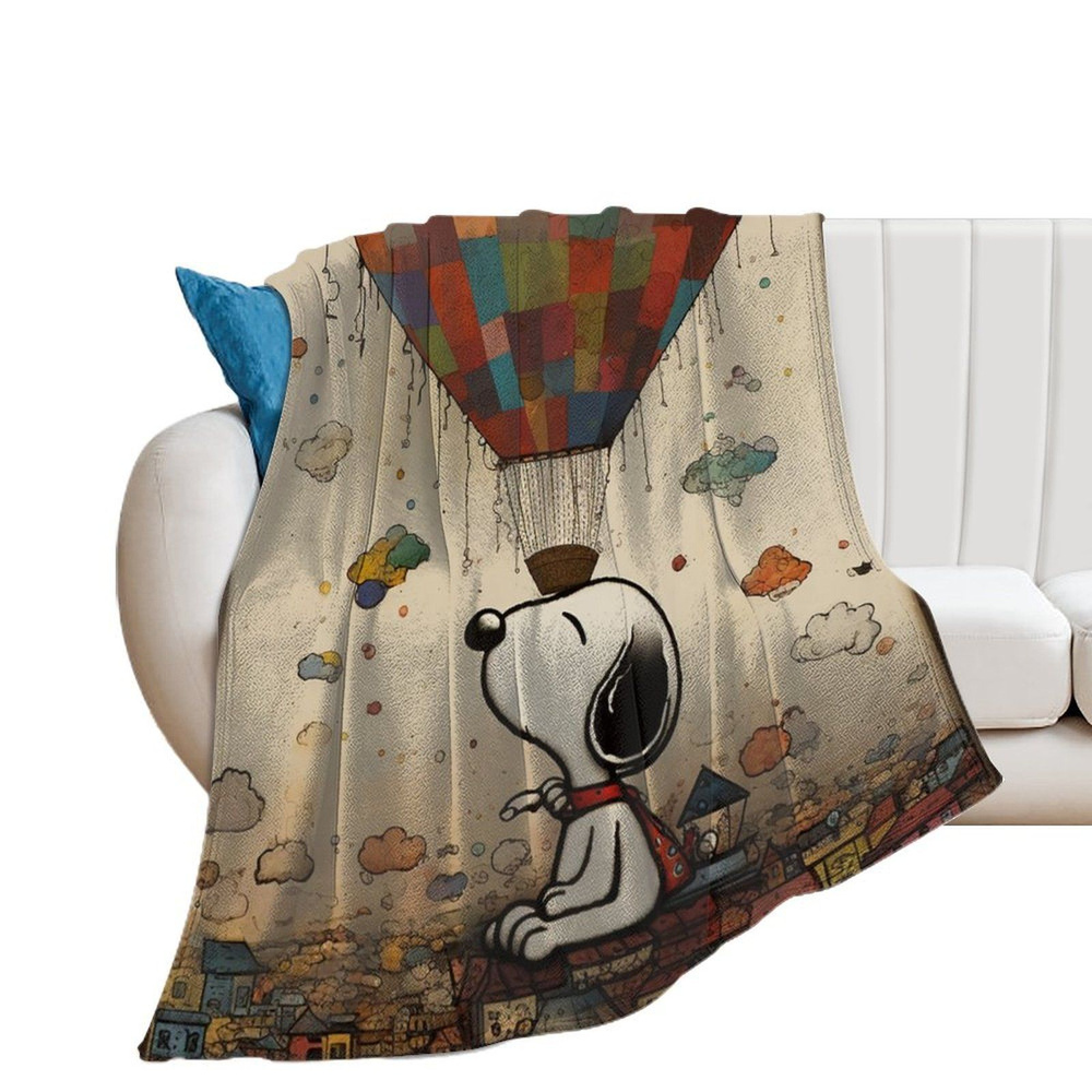 SNOOPY Плед , Велсофт, 200х150 см #1