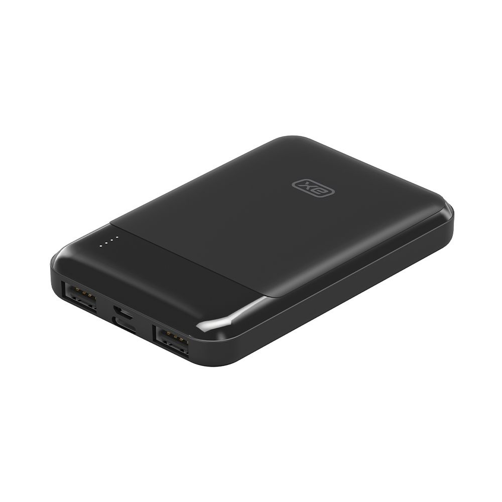 Внешний аккумулятор Type-C, 2xUSB, MicroUSB 5000 мА-ч, 10Вт, черный, AXXA 3459 #1