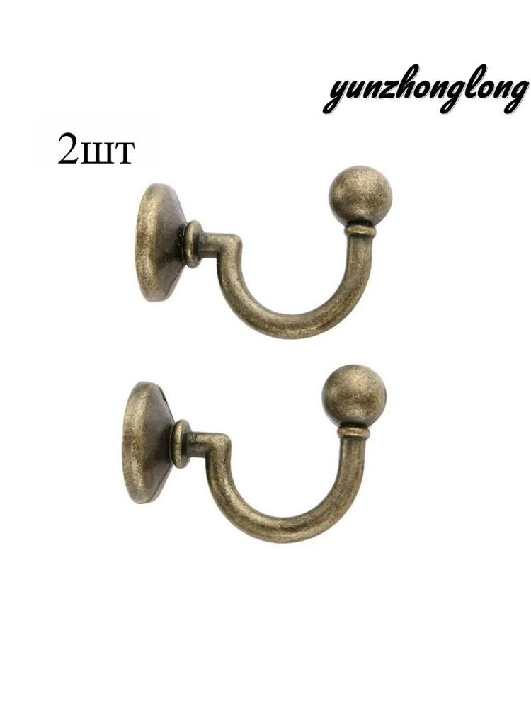 Винтажный бронзовый одинарный крючок 1 ШТ. #1