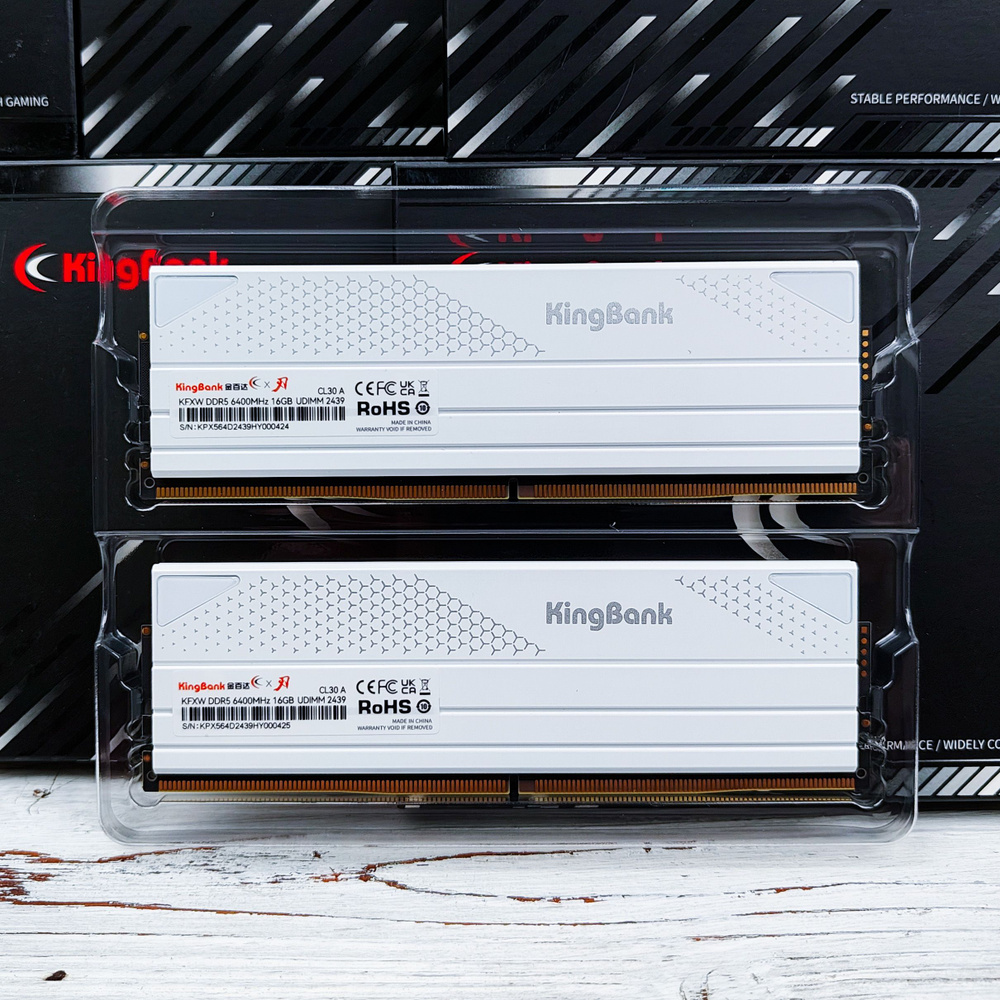 Модуль оперативной памяти KingBank 16 ГБ DDR5 PC51200 6400 MHz CL