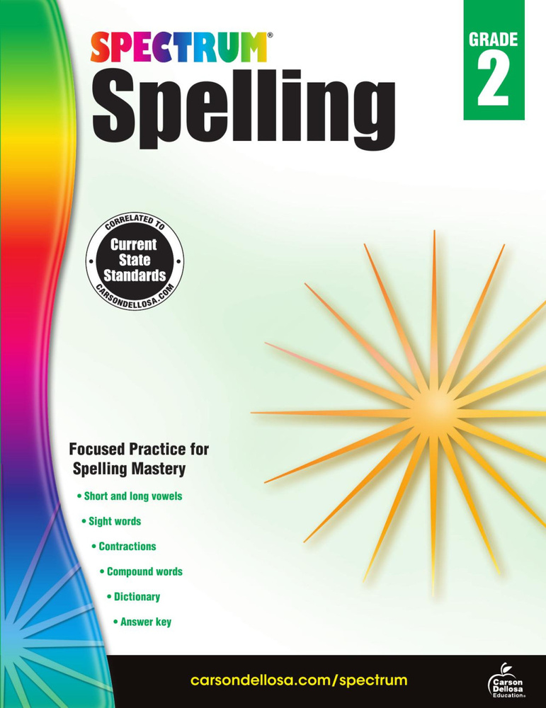 Spectrum Spelling: Grade 2 #1