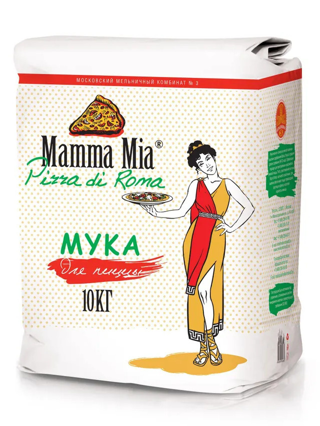 Мука для пиццы Mamma Mia Pizza di Roma, 10 кг #1