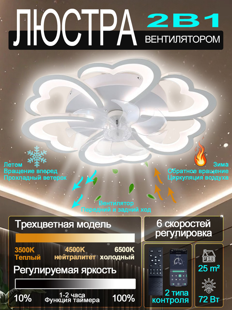 Люстра, 72 Вт #1