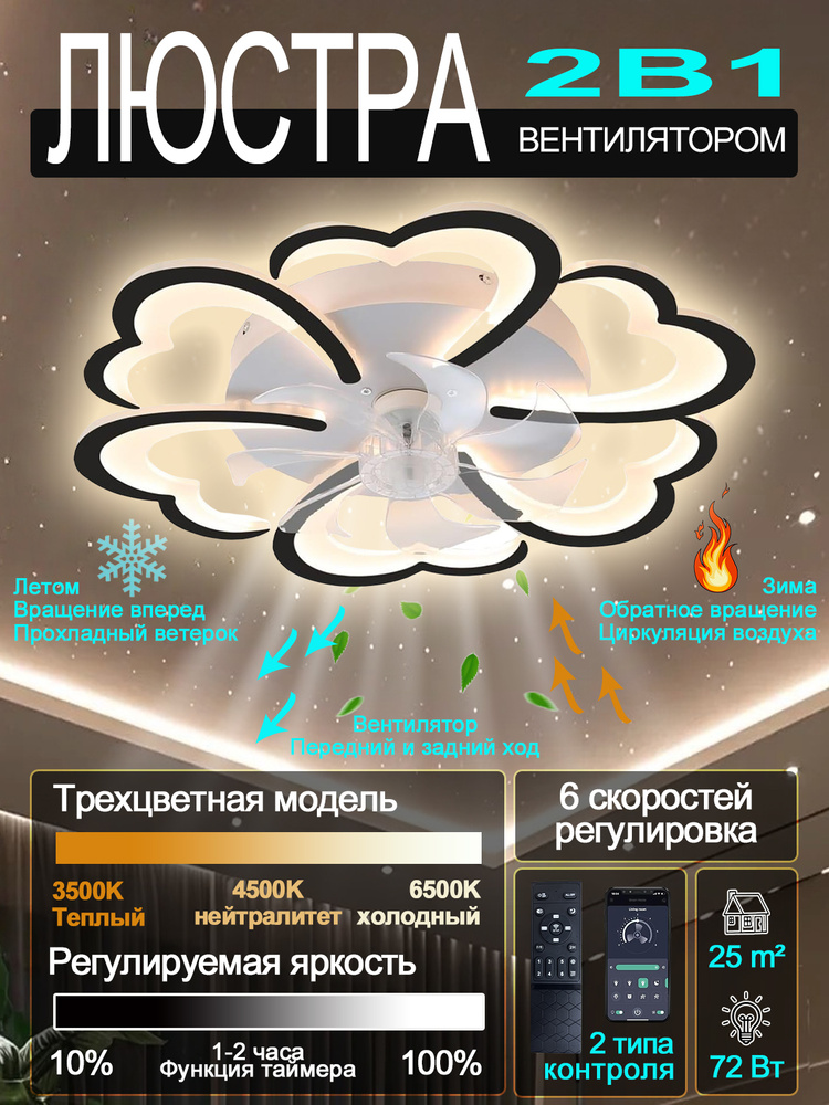 Люстра, 72 Вт #1