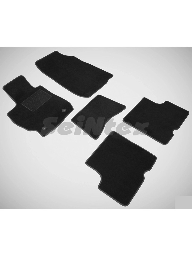 Ворсовые коврики LUX для Nissan Almera III (G15) 2013-2018 Seintex 85473 #1