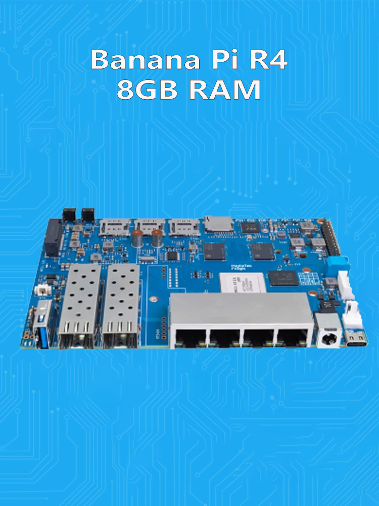 Banana Pi BPI-R4 Маршрутизатор с открытым исходным кодом с 8GB DDR4 ...