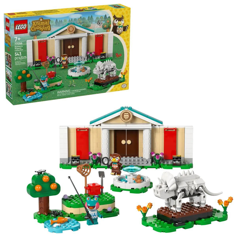 Конструктор LEGO ANIMAL CROSSING Музейная коллекция Блатерса, 7 лет, 543 деталей, 77056  #1