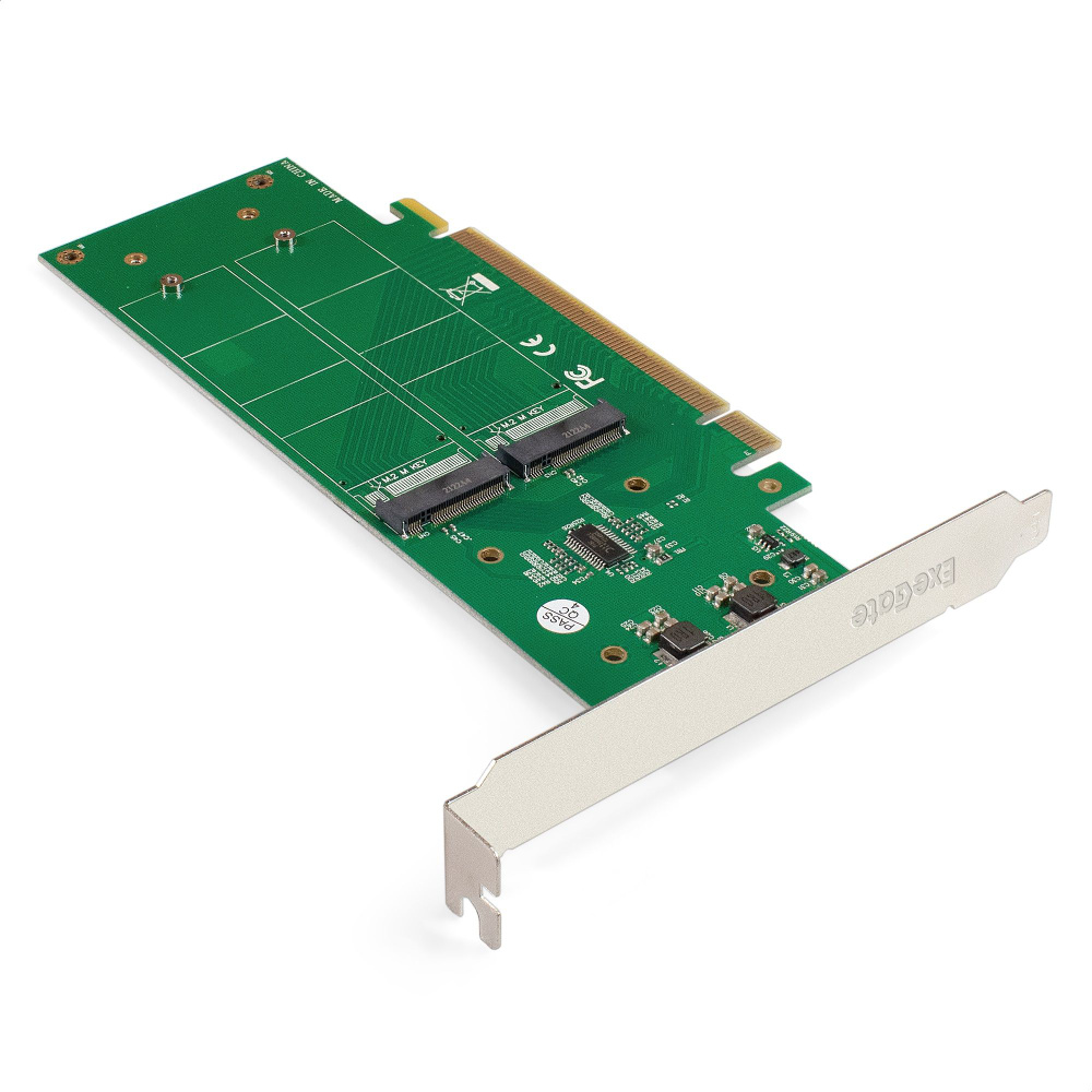 Переходник ExeGate EXE-597E4 (4 x M.2 M key -> PCI-E x16 v3.0, для установки четырех SSD M.2 2230/2242/2260/2280/22110 #1