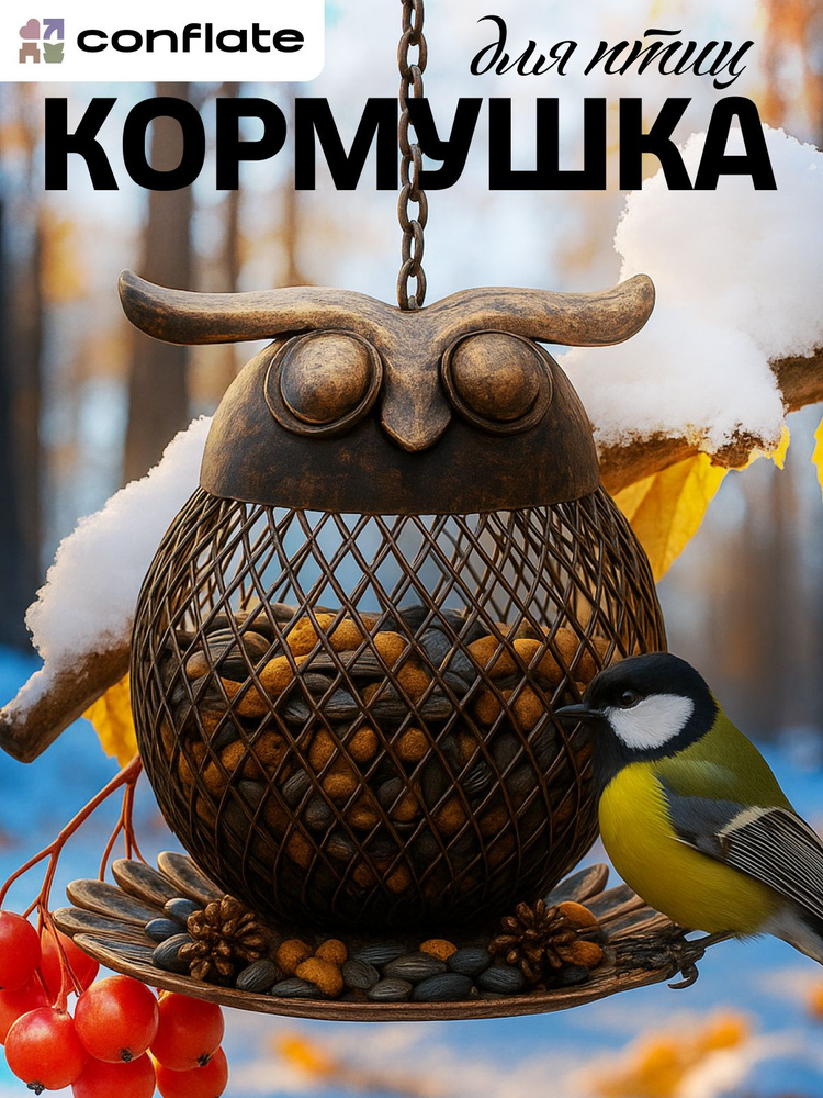 Кормушка для птиц уличная Conflate #1