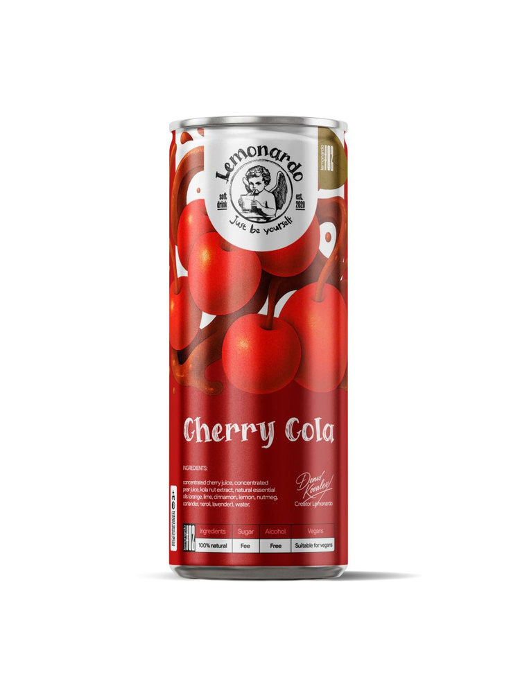Lemonardo Лимонад без сахара Cherry Кола, 330мл #1