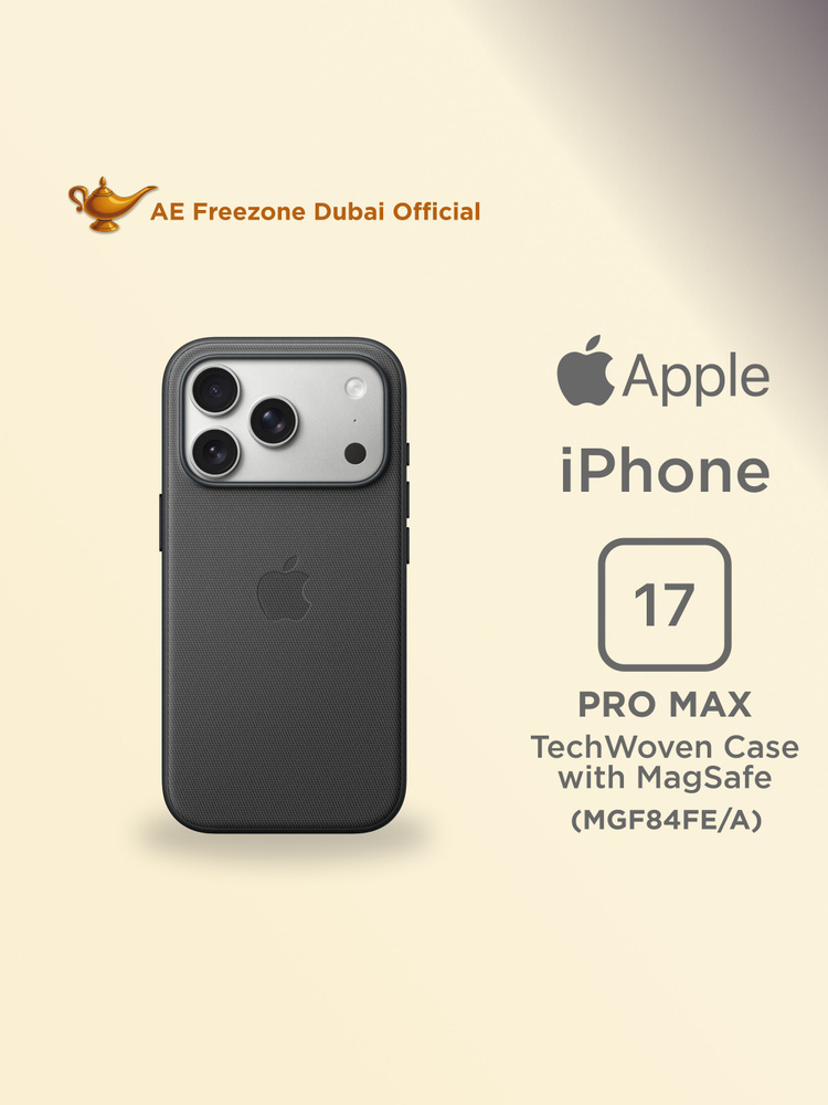 Чехол Apple iPhone 17 Pro Max TechWoven Case with MagSafe - Black