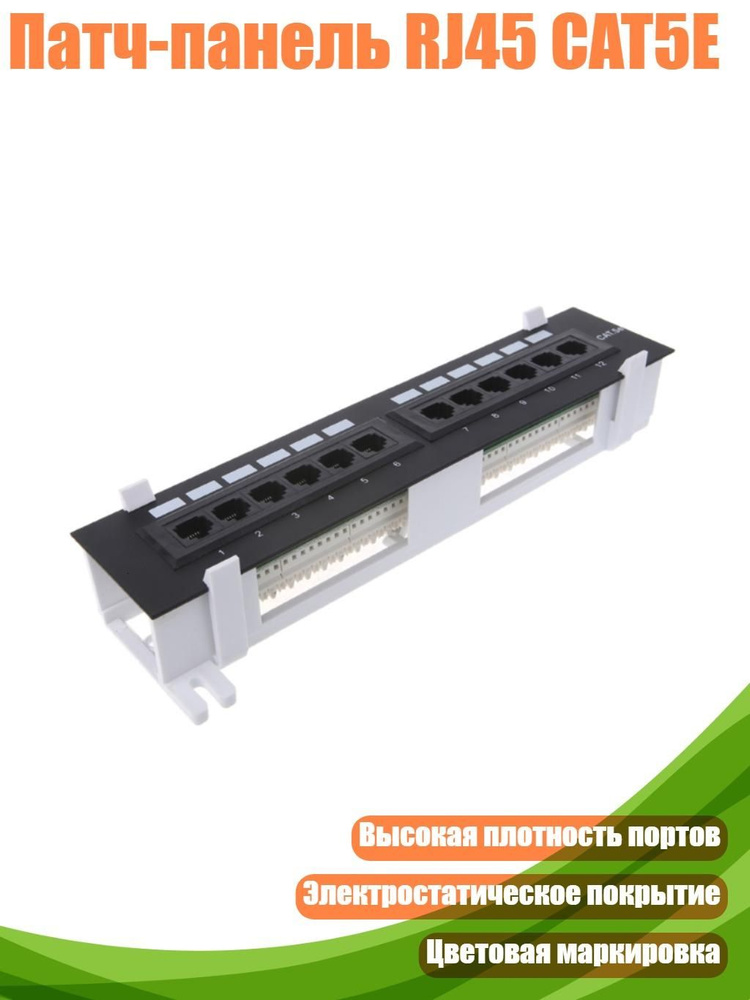 Патч-панель RJ45 CAT5E #1