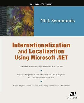 Internationalization and Localization Using Microsoft .NET #1