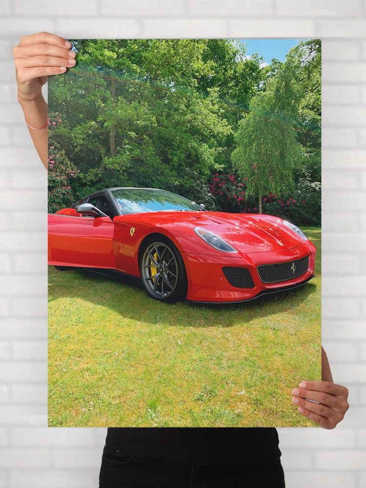 Плакат на стену для интерьера Легенды Авто (Феррари 599 GTO - Ferrari 599 GTO 3) - Постер по машине формата #1