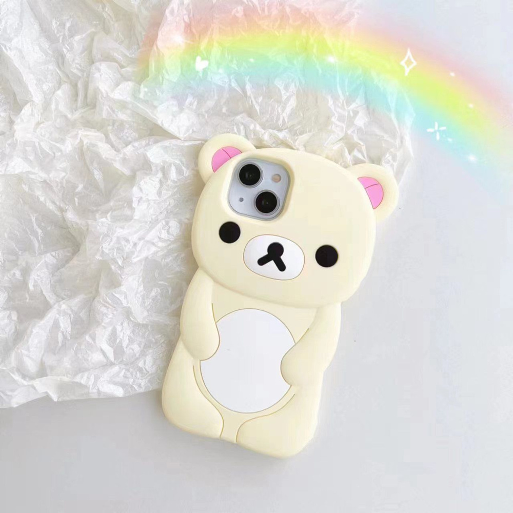 Силикон - Brown Easy Bear - iPhone 17 #1