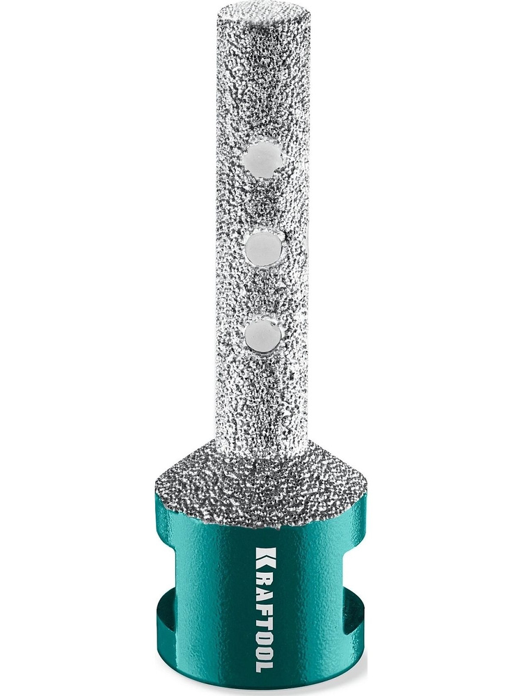 Вакуумная алмазная фреза пальчиковая с конусом KRAFTOOL VS DIAMOND d 10 мм (М14, 50 мм) #1