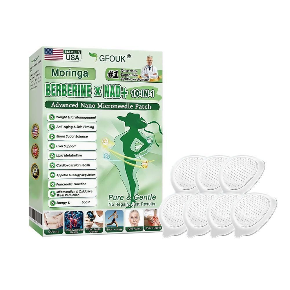 Наклейка с микроиглой Moringa для похудения #1